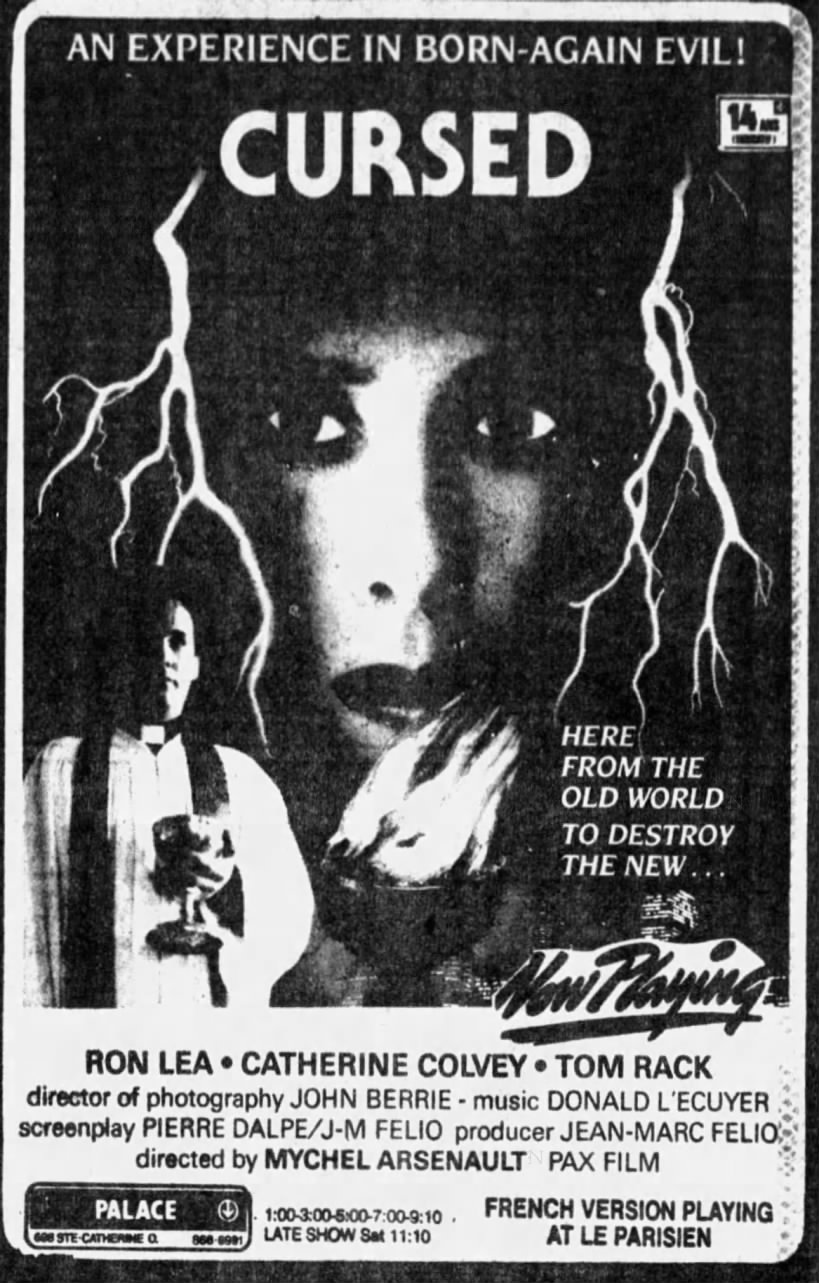 Cursed (1990): Faith-ing the Facts – The Schlock Pit